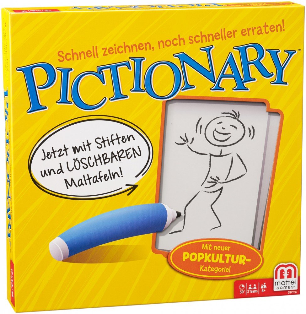Mattel Spiele DRY37 - Geschicklichkeitsspiele, Pictionary