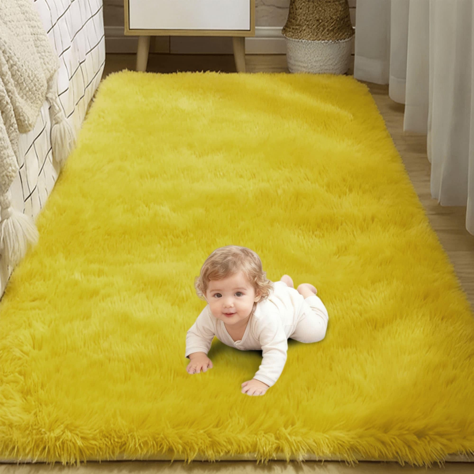 Tapis de salon lavable pour éliminer les taches dans la chambre de bébé
