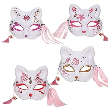 狐のお面 狐のお面も格安 #お面づくり にきつねの未塗装の面を販売【祭り姫】