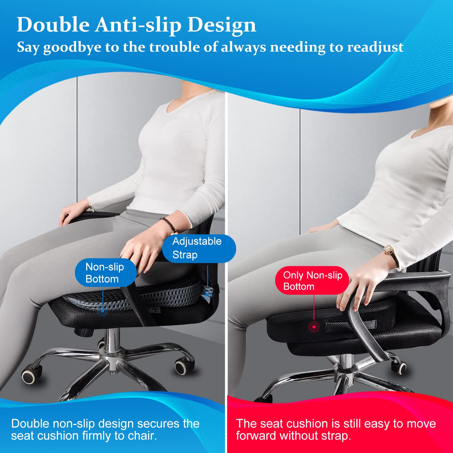 Dreamer Car Seat Cushion for Car Seat Driver Memory Foam Car Seat