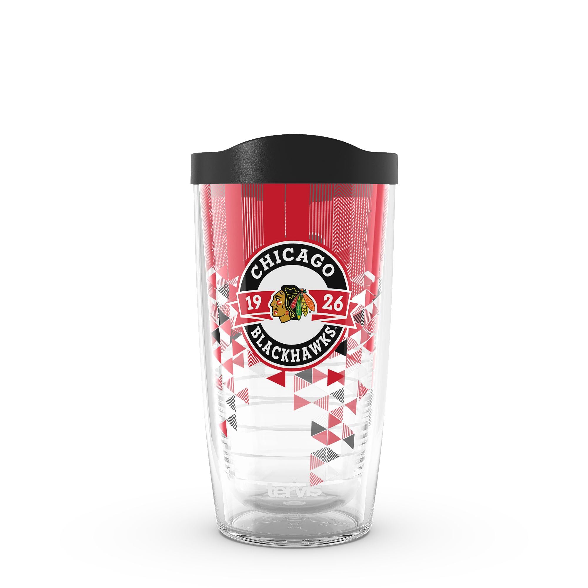 Tervis NHL Chicago Blackhawks - Shatter Made in USA Double Walled Insulated Tumbler Travel Cup Keeps Drinks Cold & Hot, 16oz, Classic