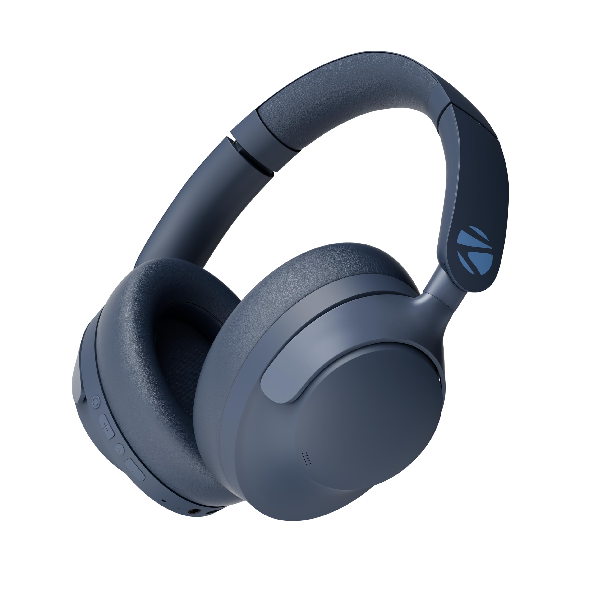 ZEBRONICS Silencio 111, Wireless Headphone, Hybrid ANC (50dB), 55*Hrs Backup, Transparency Mode, 40mm Titanium Drivers, 3 EQ Modes, ENC, Gaming Mode, Dual Pairing, Rapid Charge, Bluetooth v5.4 (Blue)-picture-21