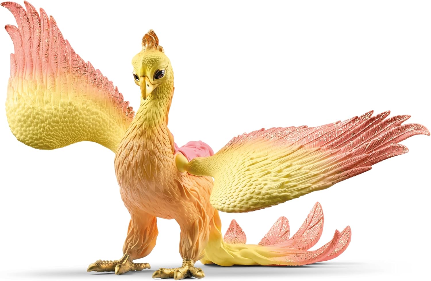 Schleich Bayala Phoenix Mythical Fantasy Action Figure - Kids Imagination Realistic Dragon Creature with Movable Wings for Girls and Boys with Eye and Head Art Details, Gift for kids Age 4+