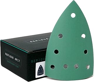 Sponsored Ad - Serious Grit - 320 Grit 4" x 6" Delta (100mm x 150mm) Triangle Sanding Sheets - Fits Festool DTS 400 & Mirk...