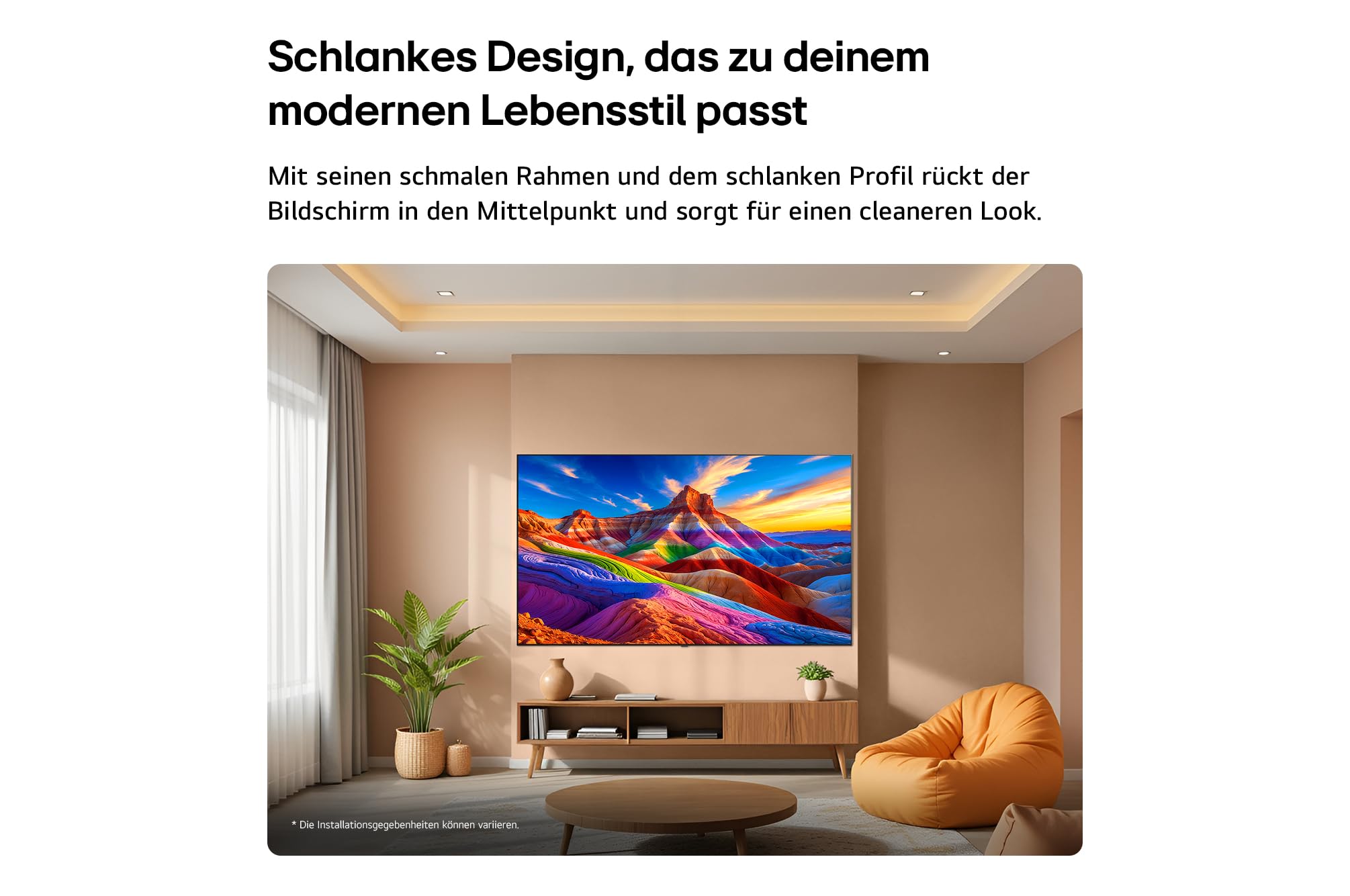 LG OLED65B68LA TV 65 Zoll (165 cm) 4K OLED AI TV (α8 Gen3 4K AI Prozessor, webOS 26, 120Hz (VRR bis zu 120Hz)) [Modelljahr 2026] [Energieklasse F]