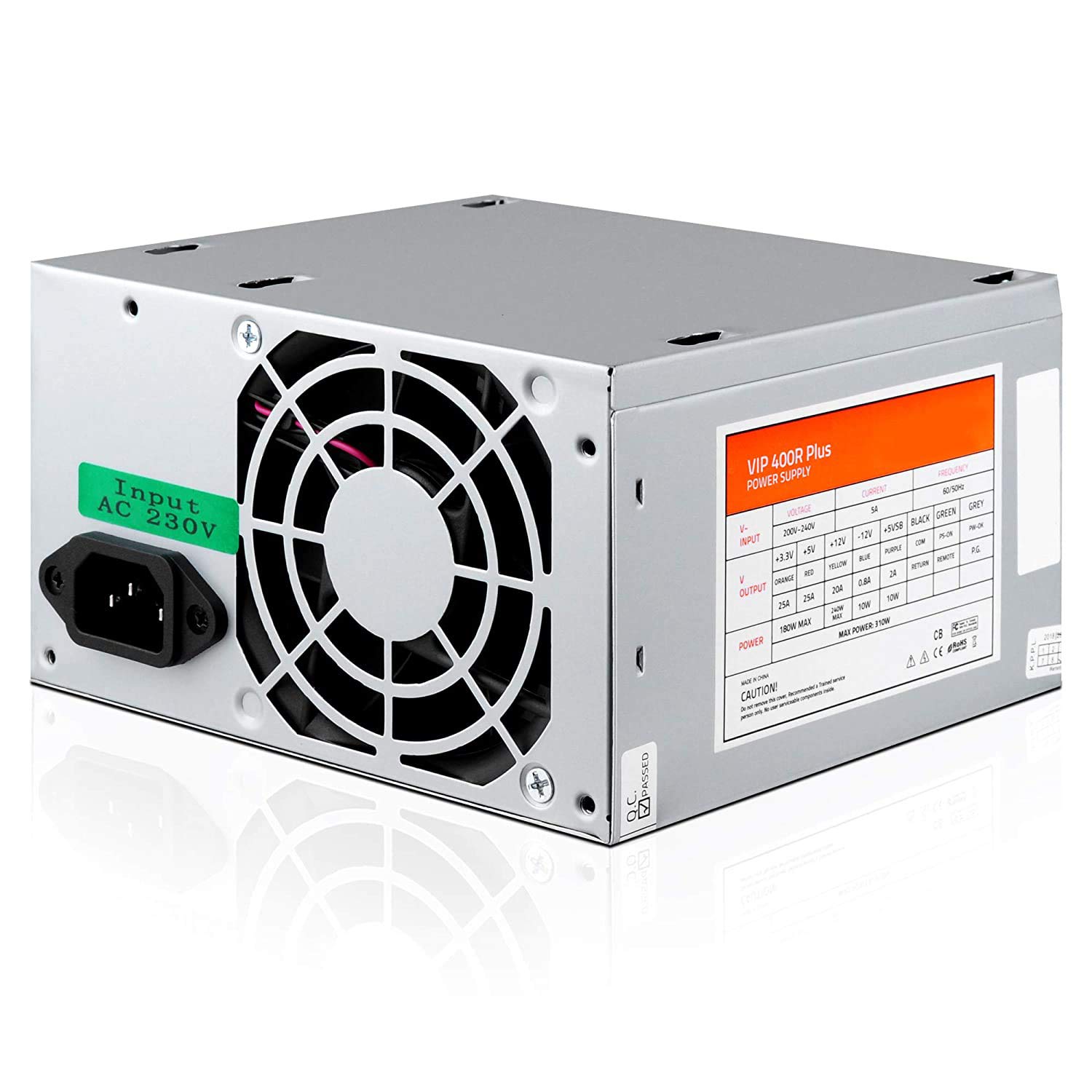 Kanget VIP400R+ 400W SMPS/Power Supply Unit, Silver, Standard (B08L7LRCBK) Amazon Price History, Amazon Price Tracker