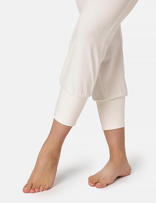 Bellivalini Yoga Broek met Rok 3/4 Trainingsbroek Yoga Broek Dames Lichtgewicht Viscose Sweatbroek BLV50-276 (Medium Melange, XXL