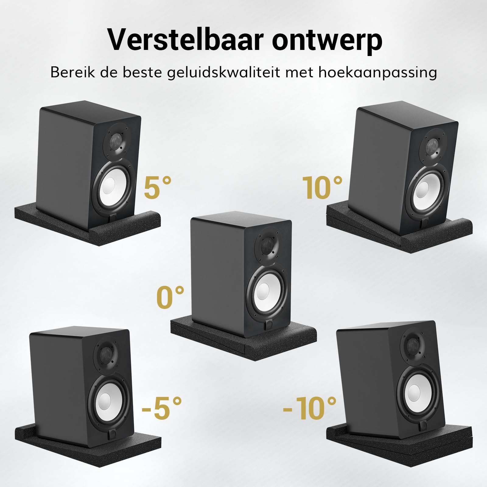 Geluidsisolerende pads, geluidsisolatie met hoge dichtheid voor studio