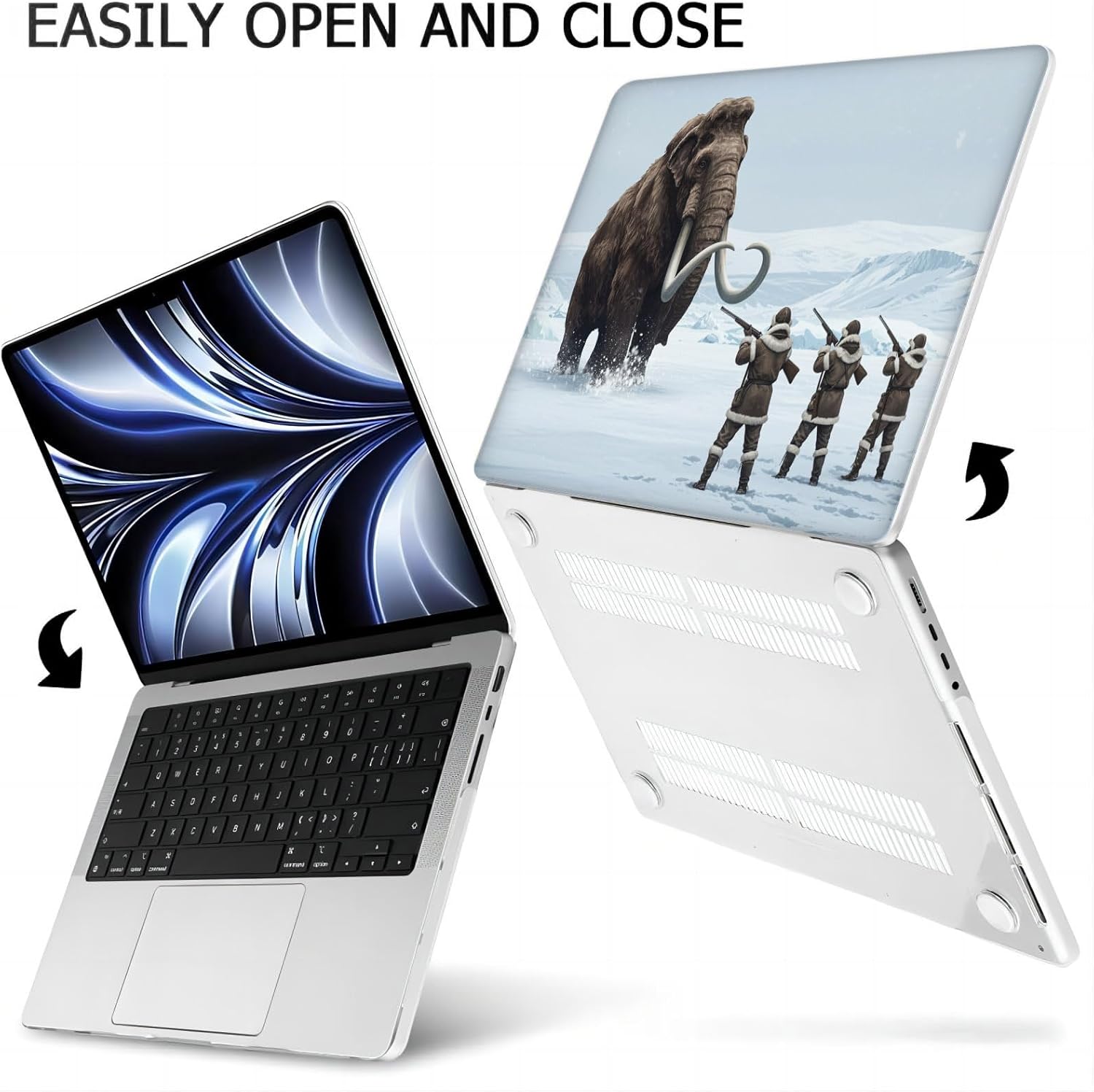 Compatible with MacBook Neo 13-inch, Hard Shell Case with Keyboard Cover and Screen Protector (A3404 A18 Pro chip, 2026 Release) - Mammoth MC21677