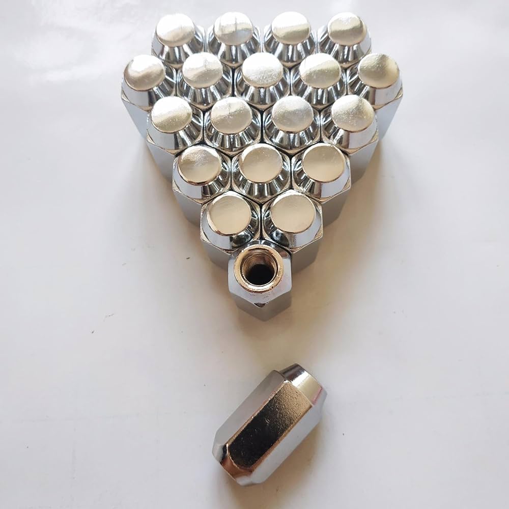 プップ⑥ 1 Set of 20 Chrome 12mm X 1.25 Wheel Lug Nuts fit 1986