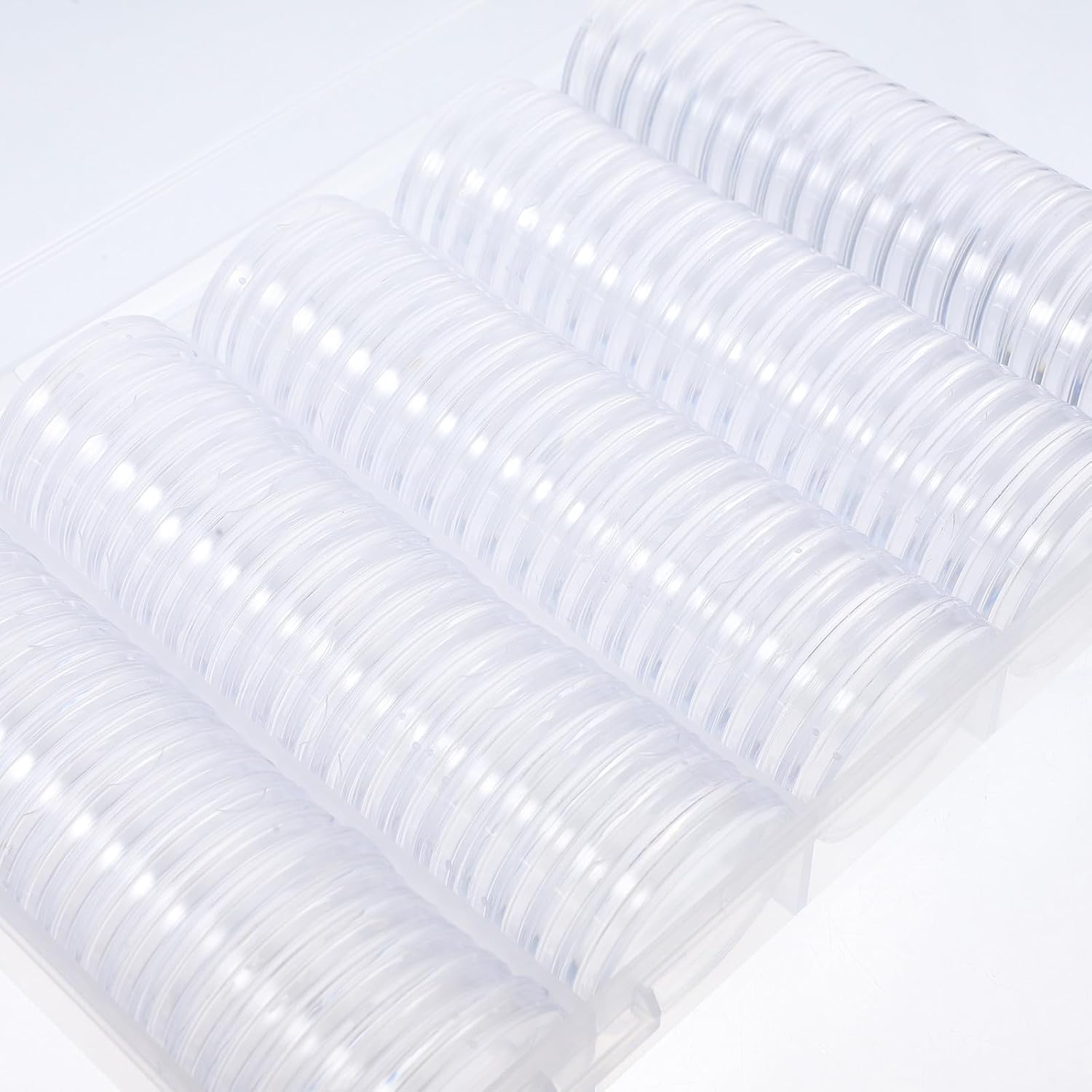Coin Collection Box Set with PP Gasket, Easy Open Protective Storage image 4