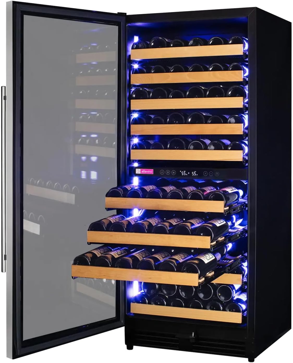 Allavino VSW11955D-2SL Wine Refrigerator, Stainless Steel