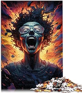 Comprar Puzzle para adultos, 1000 piezas, puzzle educativo de fantasía de diablo, 26 x 38 cm, adecuado para la decoración de escritorio