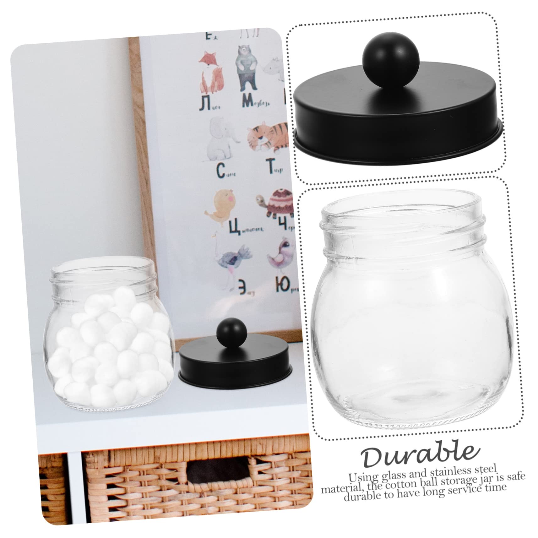 SHOWERORO 3stücke Vorratsdosen Mit Deckel Aufbewahrung Für Wattestäbchen Wattepads Und Baumwollbällchen Badezimmer Organizer Für Kosmetische Utensilien Und Accessoires