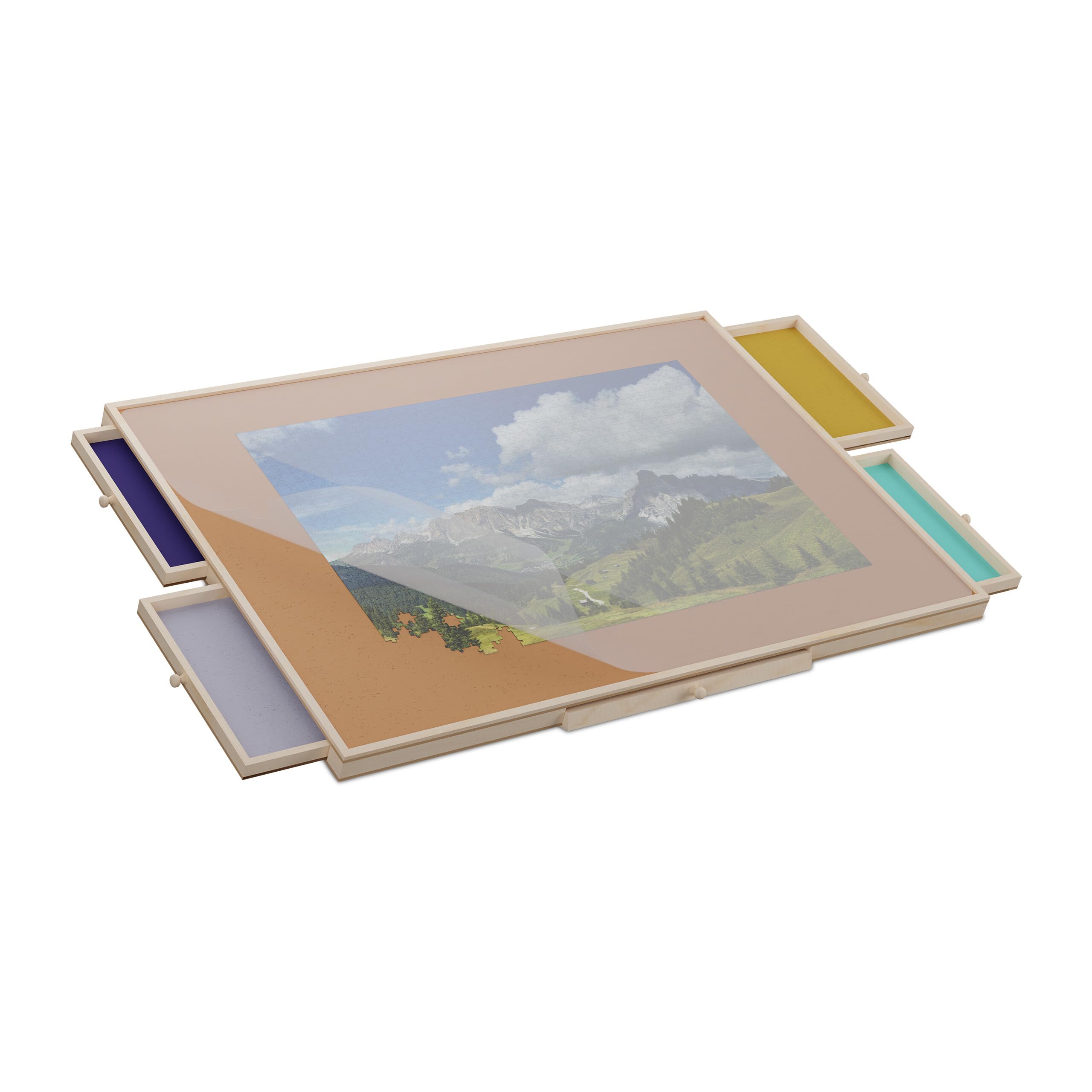 Plateau pour puzzle 1500 pièces pour ne plus perdre vos pièces de jeu