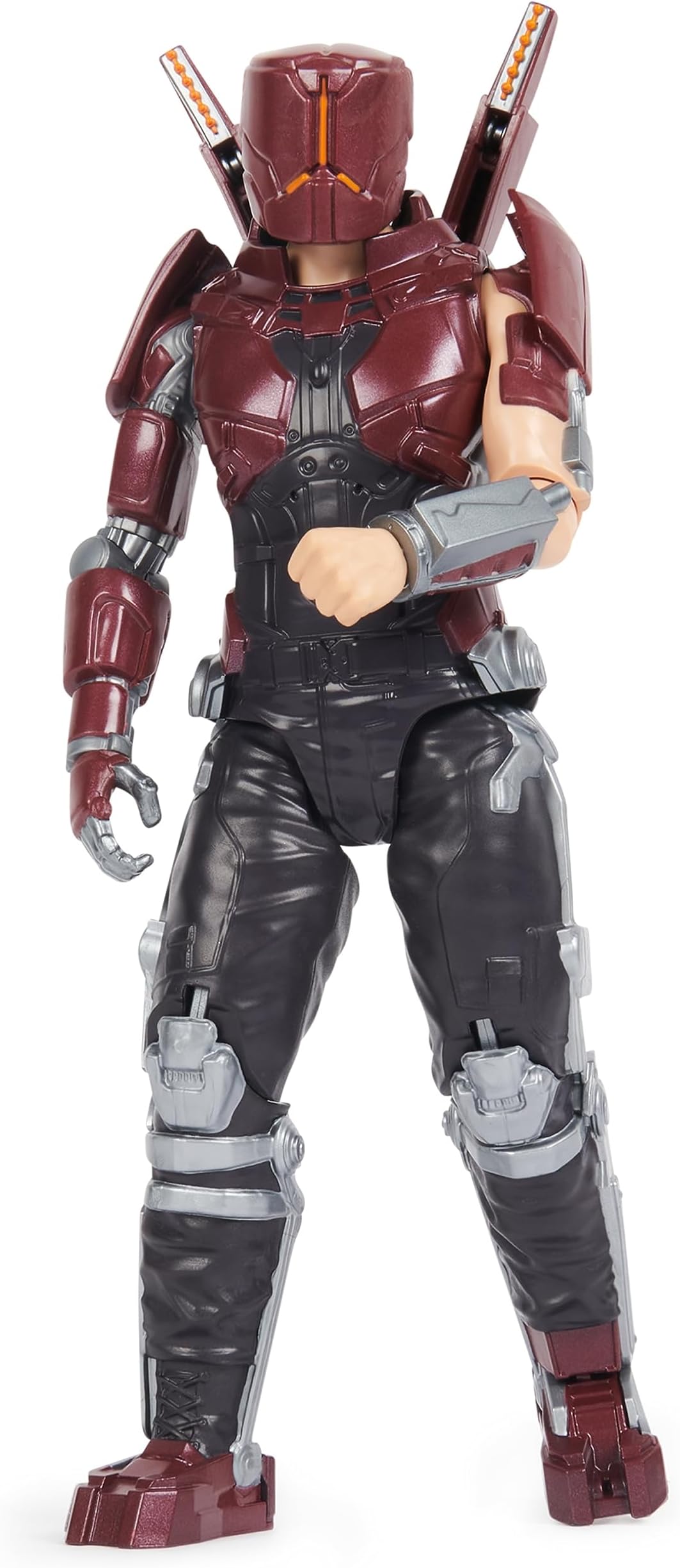 Carapax Action Figure Red Dress 12" Detailed Sculpture Articulated Blue Beetle Collectible Toy for Boys Girls Ages 3+