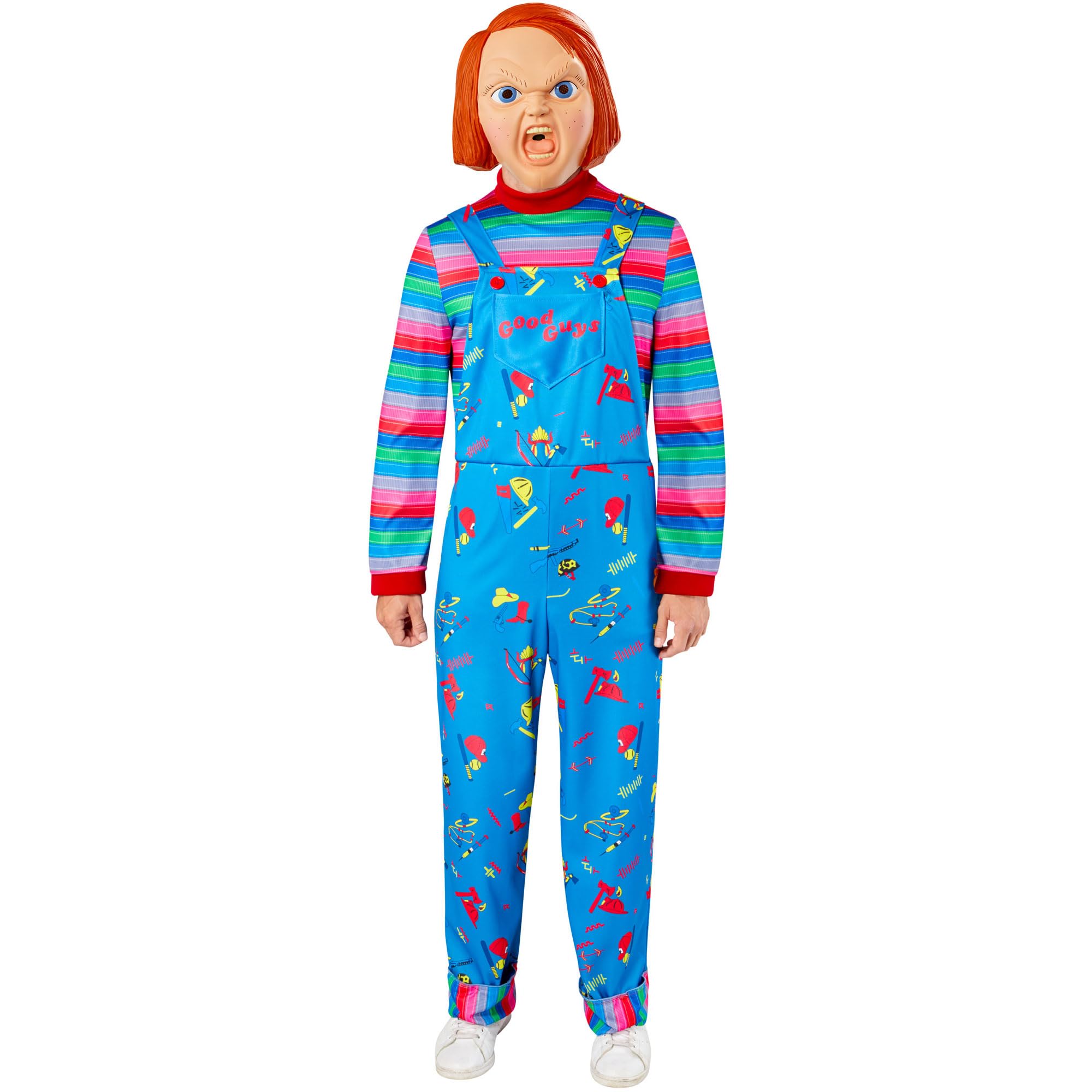 Rubies Official Chucky, Chucky Adult Costume, Adults Fancy Dress, Size Medium Halloween