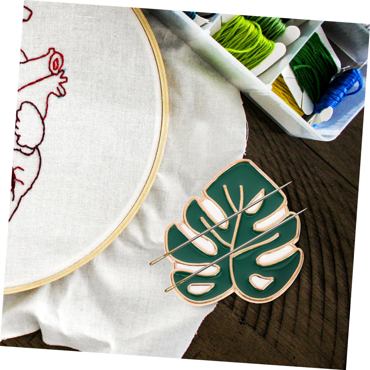 Tofficu 4 Sätze Nadelsauger Magnete Für Bastelarbeiten Magnetischer Nadelhalter Nähnadel Nähzubehör Sewing Accessories Werkzeug Kreuzstichnadeln Nadel-Organizer Legierung Green 2 Stück * 4