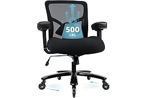 Ergonomic Heavy Duty Office Chair for Big and Tall - Supports Up to 500lbs