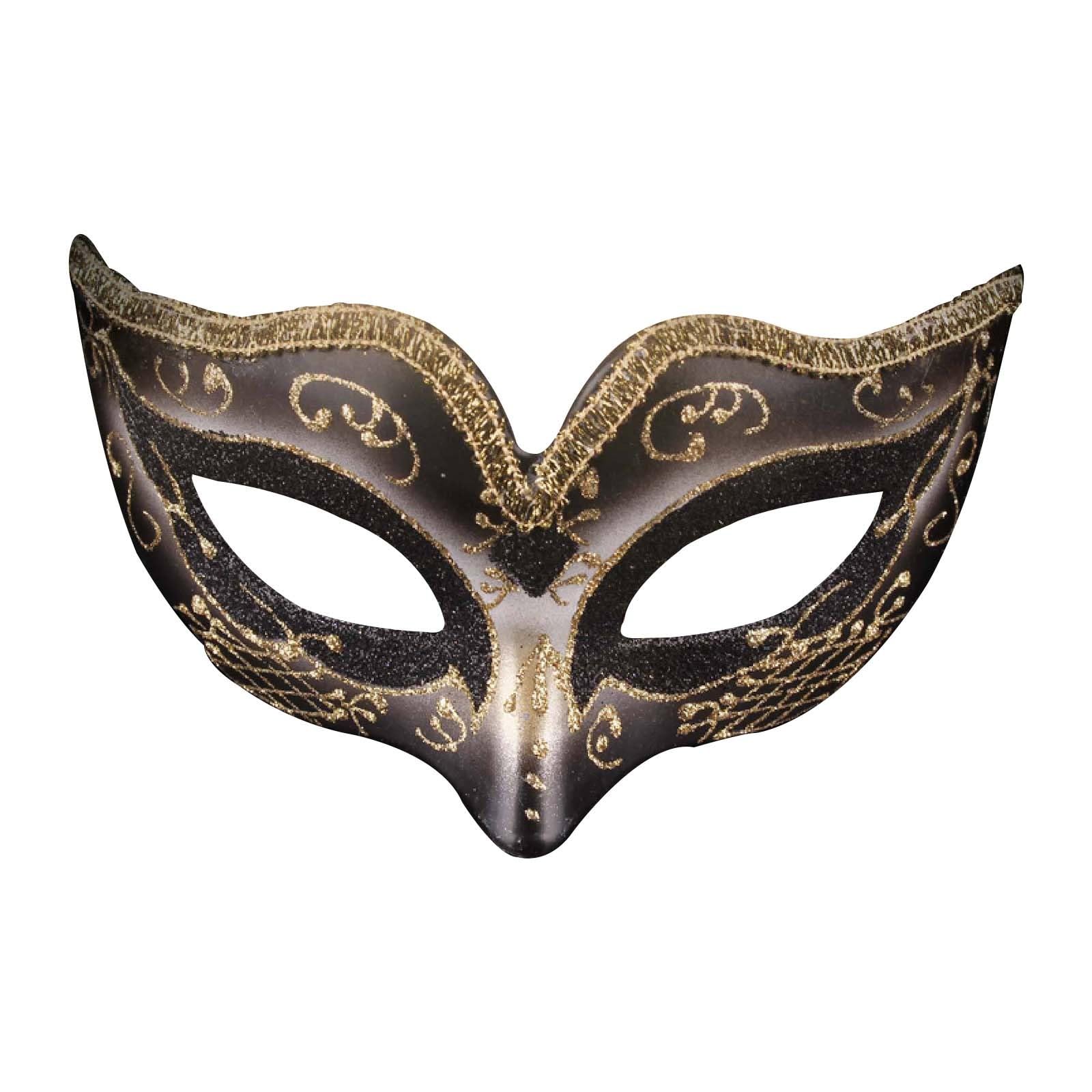 Masque élégant demi-visage pour bal masqué pour enfants filles vintage à paillettes carnavals vénitiens pour Halloween fêtes costumées