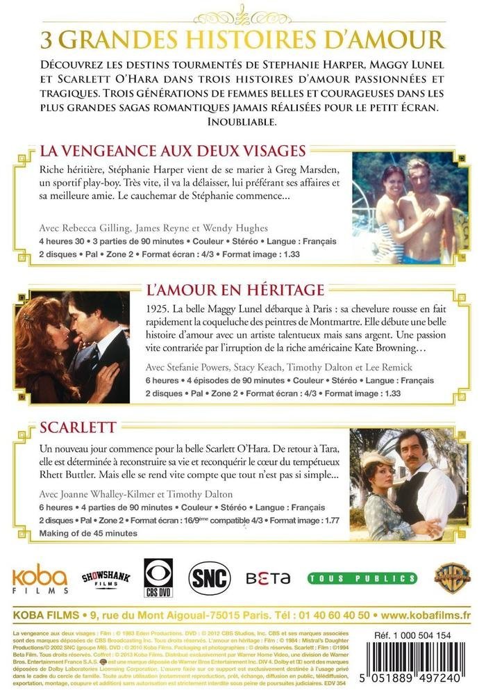 Coffret 3 GRANDES SAGAS ROMANTIQUES****