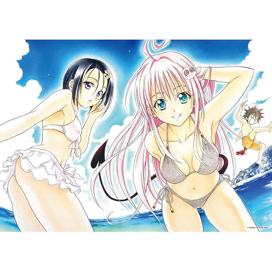 ToLOVEる展　アートパネル　ララ・春菜 ToLOVEる原画展 アートパネル ララ 春菜 週刊少年ジャンプ