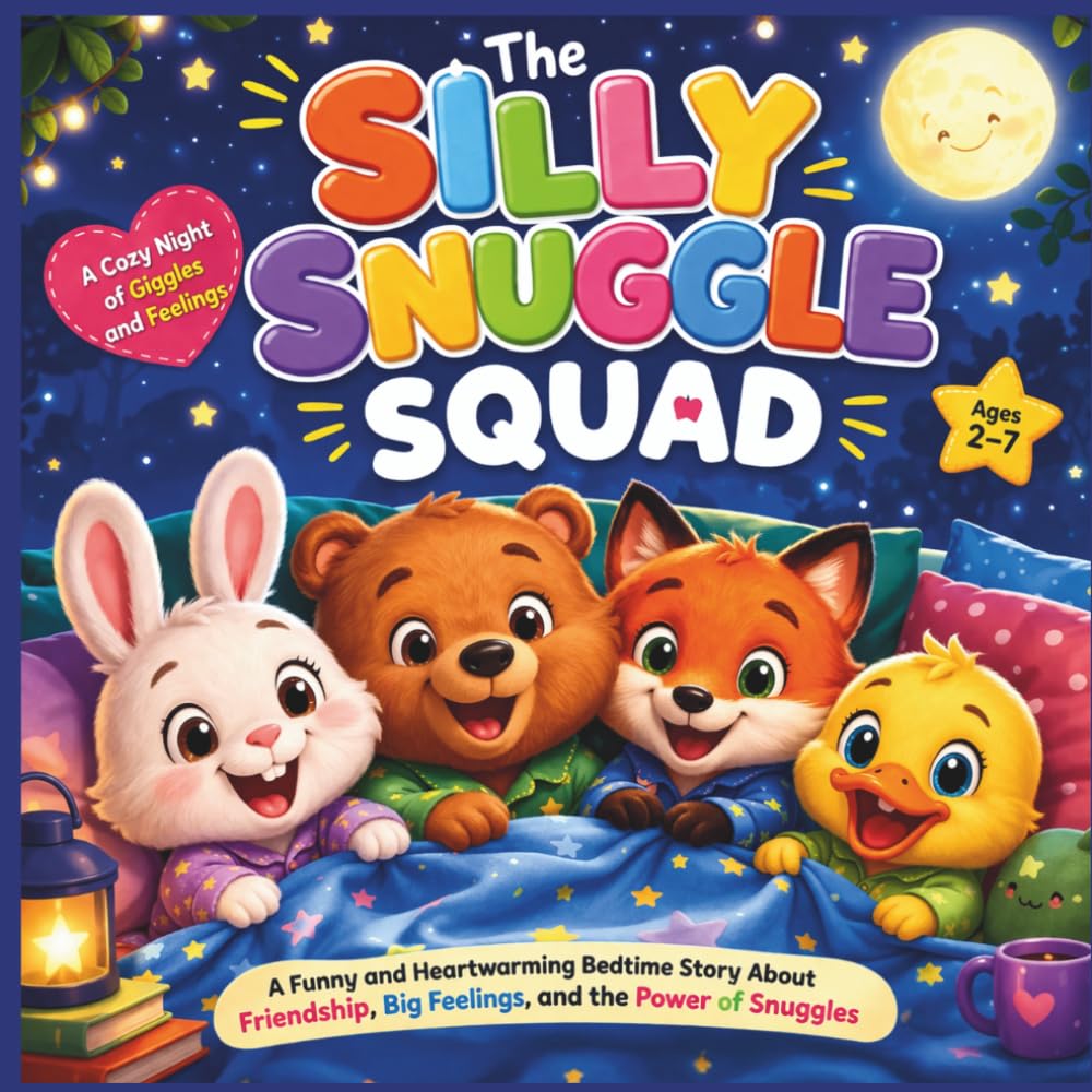 The Silly Snuggle Squad: A Cozy Night of Giggles and Feelings: A Funny and Heartwarming Bedtime Story About Friendship, Big Feelings, and the Power of ... storybook| Size 8.5 x 8.5 (Childrens Books)
