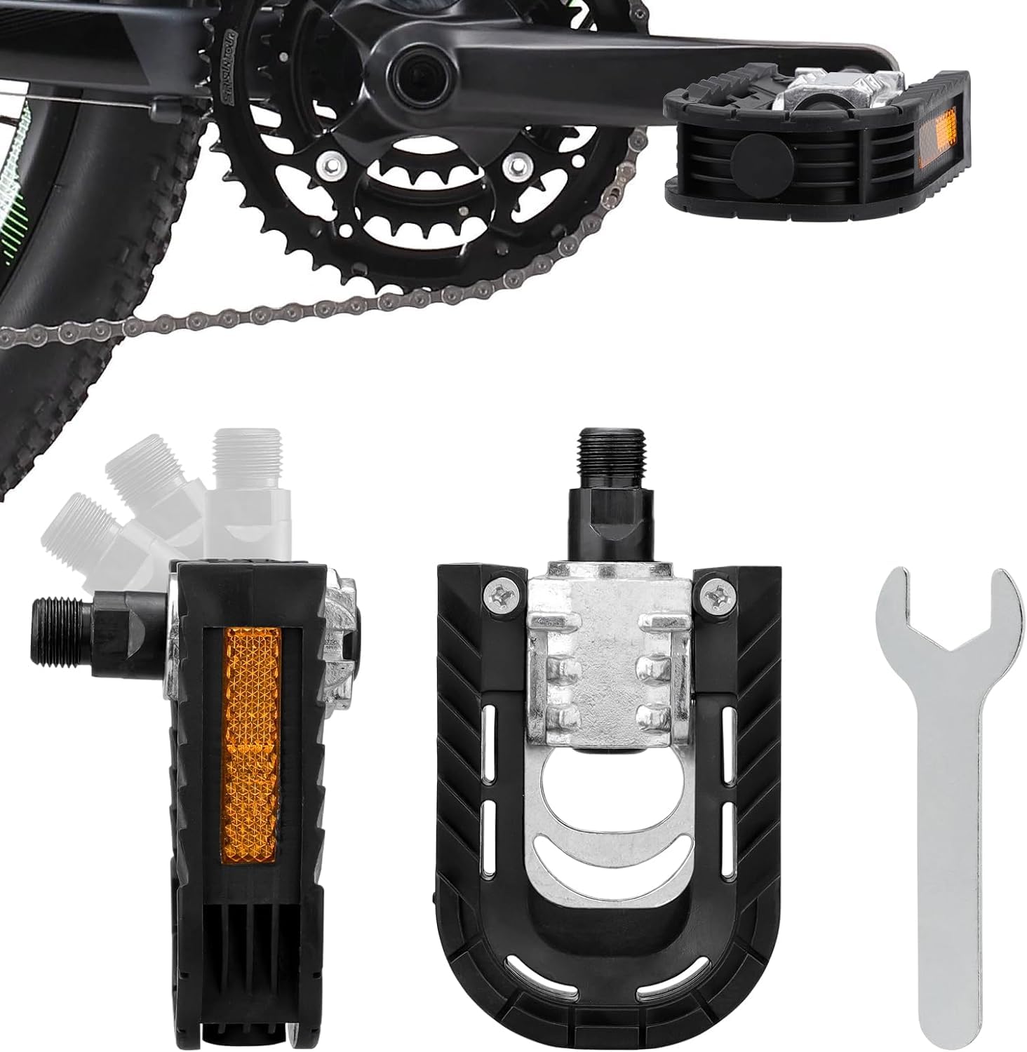 pedale für klapprad Klapppedale Fahrrad φ 14mm(9/16