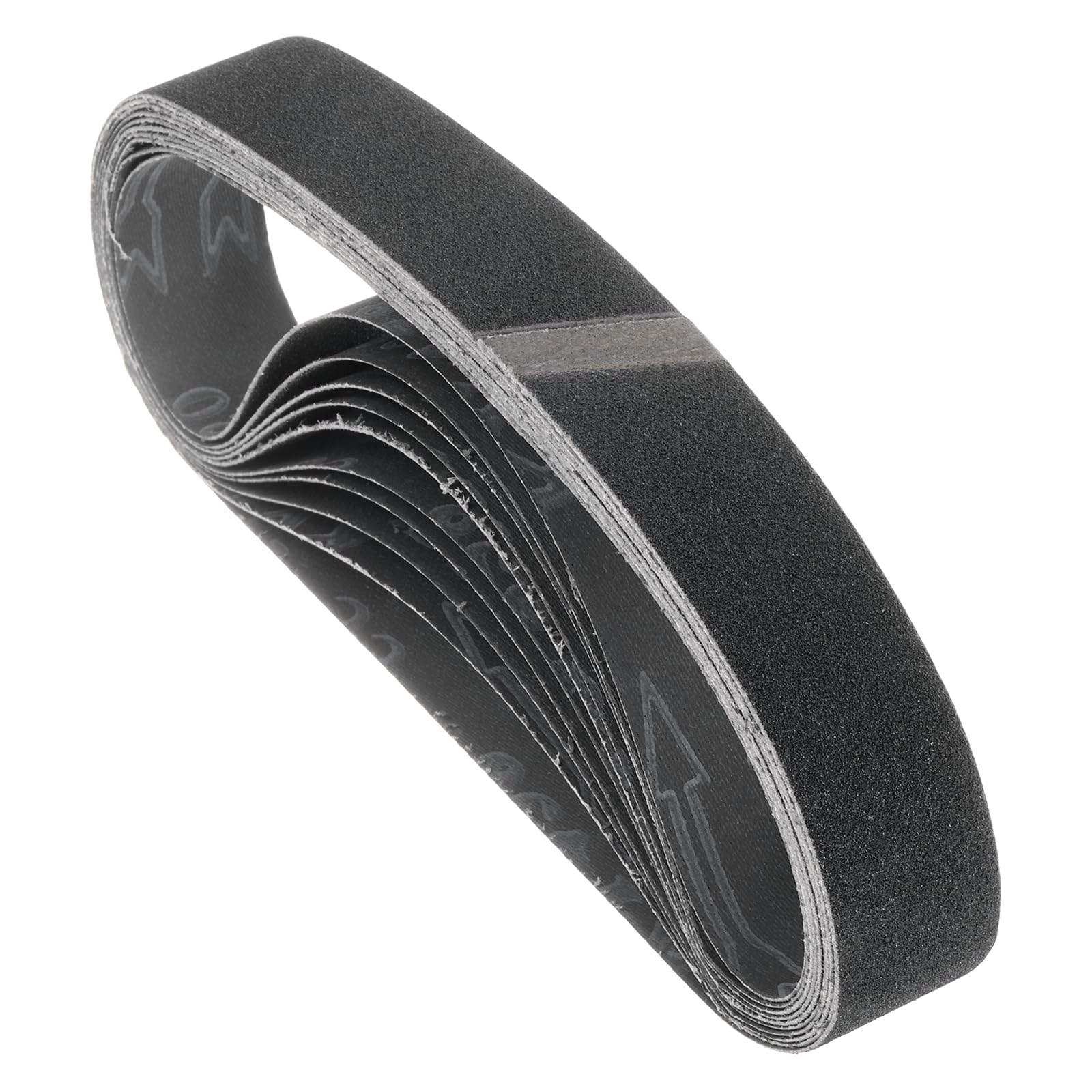 Kozelo 10 Pack Sanding Belts 30mm x 533mm 120 Grit Silicon Carbide