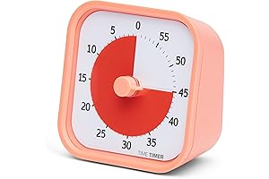 TIME TIMER Home MOD - 60 Minute Manual Timer for Home and Office