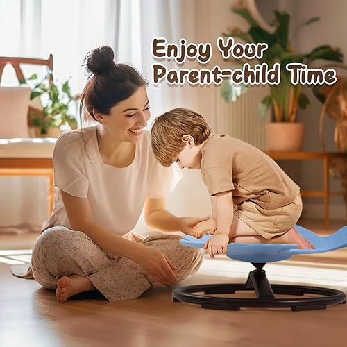 Miniatura 12 de Silla giratoria sensorial para niños con autismo a partir de 3 años, silla giratoria para niños con TDAH, sillas sensoriales para niños autistas,