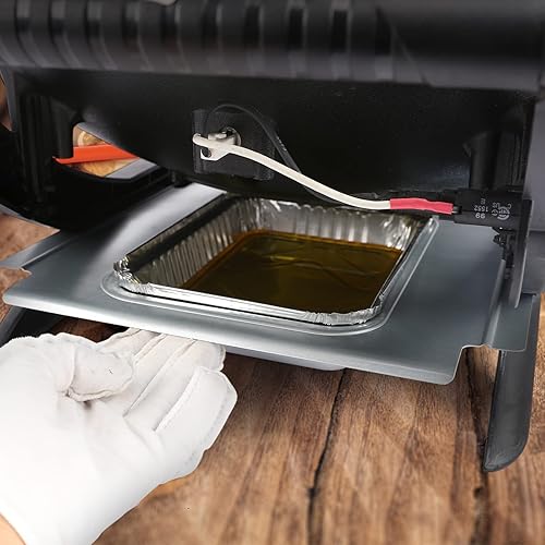 Miniatura 3 de Hisencn 80580 Soporte para bandeja de captura para parrilla de gas Weber Q200 y Q300, bandeja de goteo para Weber Q200 Q300 Q220 Q240 Q200 Q2200