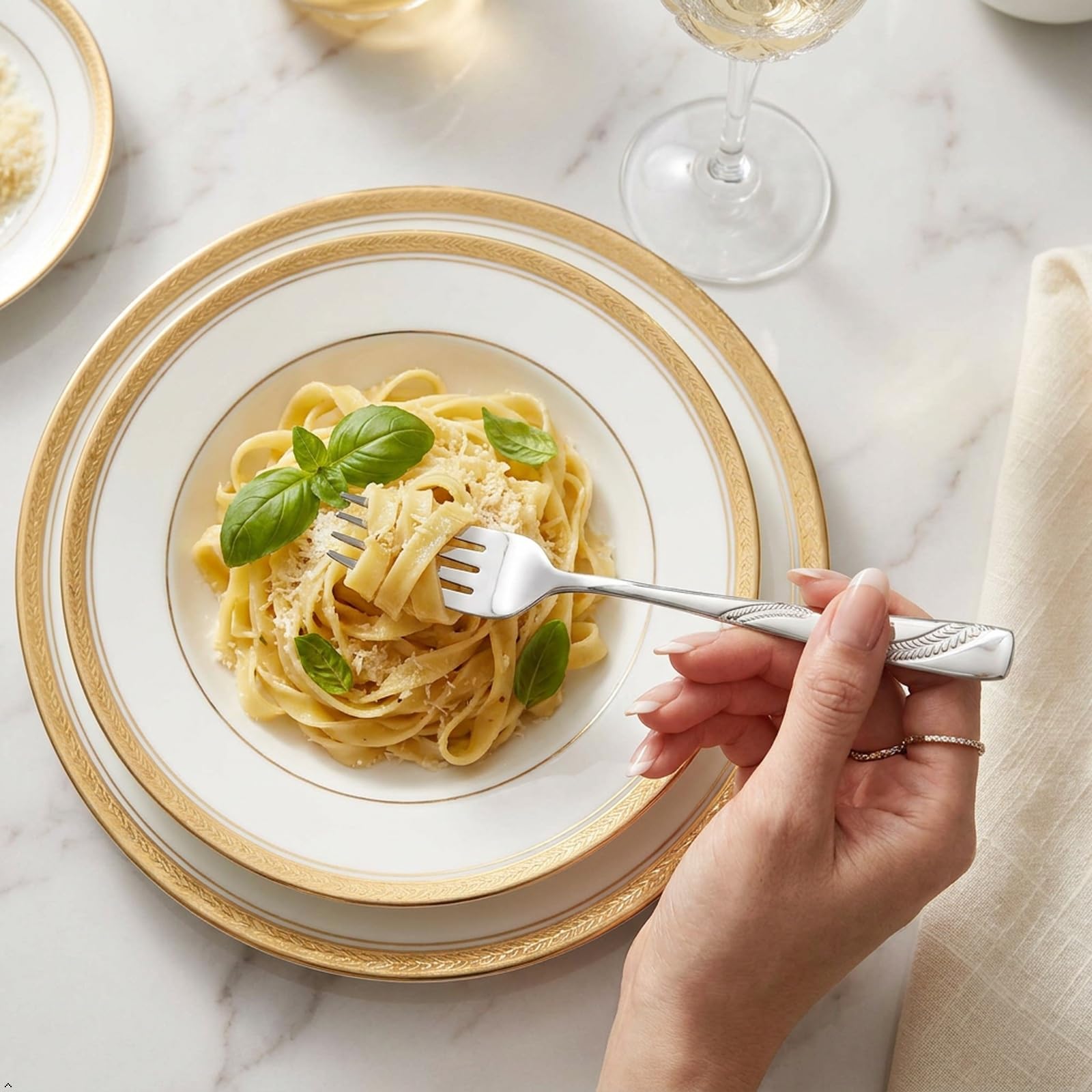 80-piece Stainless Steel Flatware Set, Service for 16 — Amazon image 5