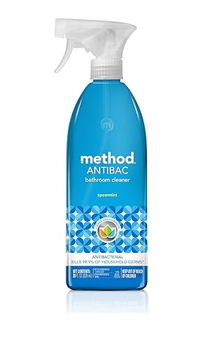 Method Antibacterial Bathroom Cleaner, Spearmint, Removes Mold + Mildew stains,