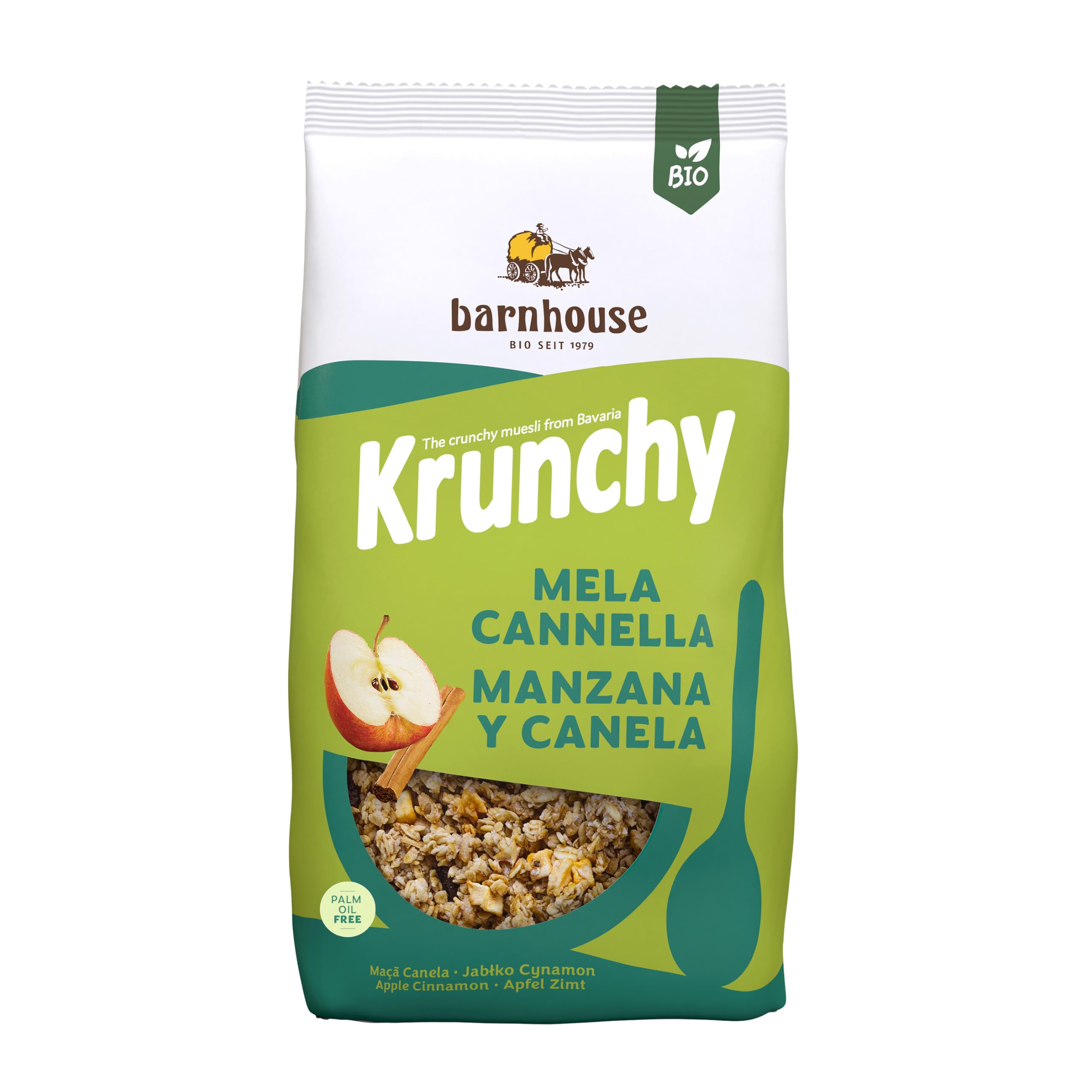 Veritas Crunchy Manzana y Canela Barnhouse 750g Ecológico