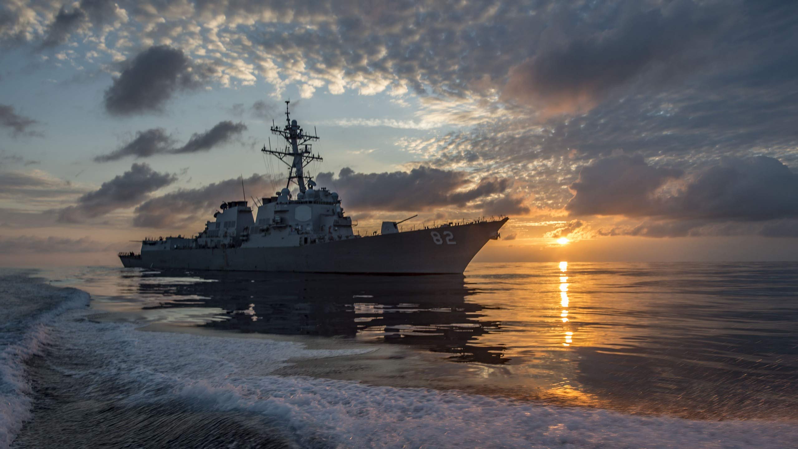 USS Lassen (DDG-82) Arleigh Burke-class guided missile destroyer USA Navy - 20 Inch by 30 Inch Laminated Poster With Bright Colors And Vivid Imagery-Fits Perfectly In Many Attractive Frames