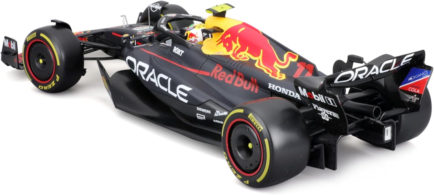 1:18 Race Oracle Red Bull Racing RB19 (2023) with Driver Helmet, Perez #11