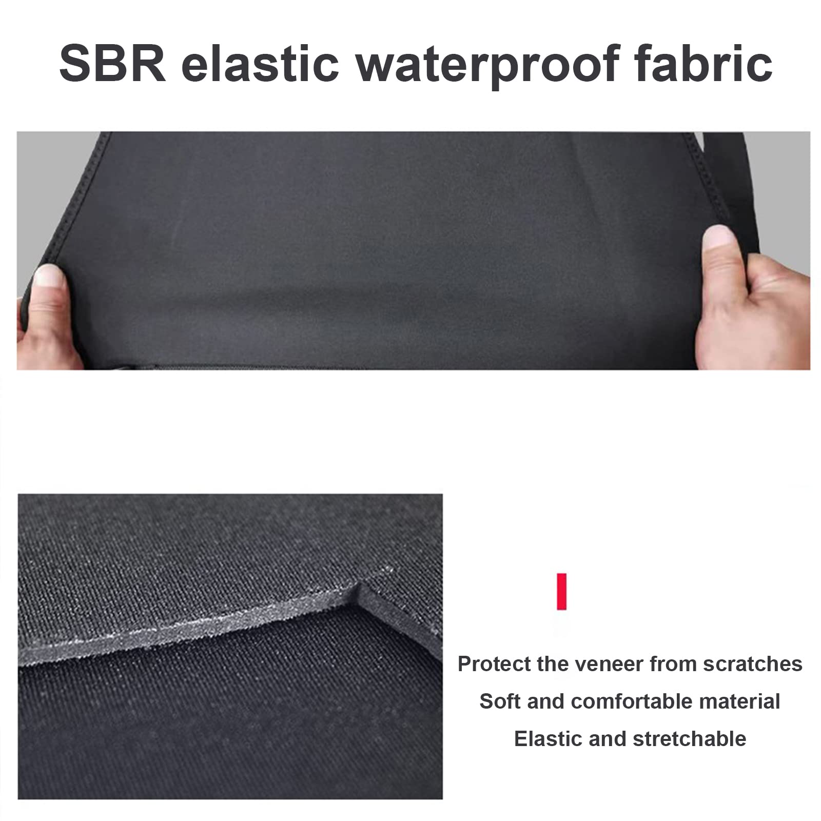WEALTHY73 Portable All-Around Snowboard Bag Veneer Protective Sleeve Storage Bag Snowboard Backpack Widened SBR Elastic Waterproof Fabric,Black,160CM