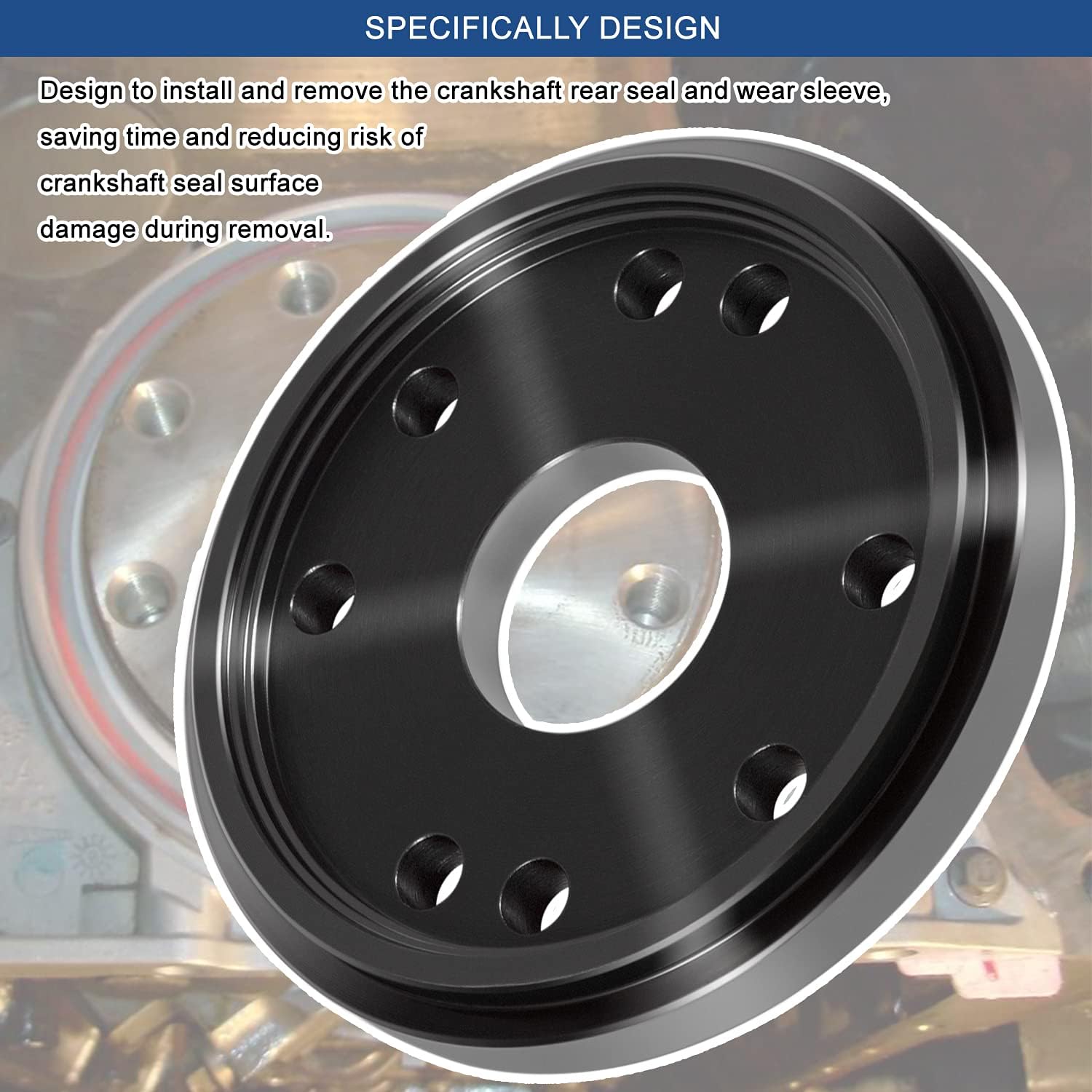 3824078 2063800090 Rear Crankshaft Seal & Wear Sleeve Installer Alt ST-224C Fits For Cummins 3.9L, 5.9L & 6.7L & ISC 8.3L