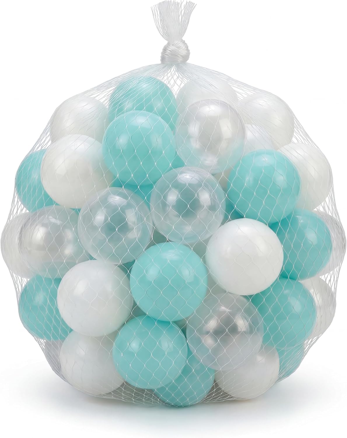 500pcs Crush Proof 2.2in PE Pit Balls for Playpen Indoor Outdoor Kid Play | Non-toxic odorless PE material; 5.5cm size fit ball pit & fence; safe for toddlers indoor outdoor use