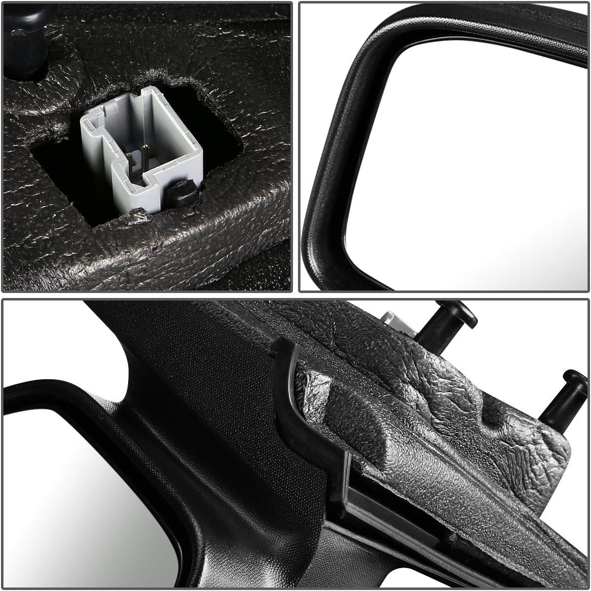 Auto Dynasty FO1321325 OE Style Powered Passenger/Right Side View Door Mirror Compatible with Ford Fusion Mercury Milan 06-10