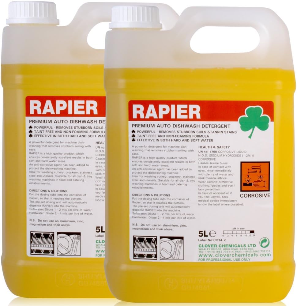 The Chemical Hut Rapier Automatic Dish Washer Machine Liquid Detergent (10L).