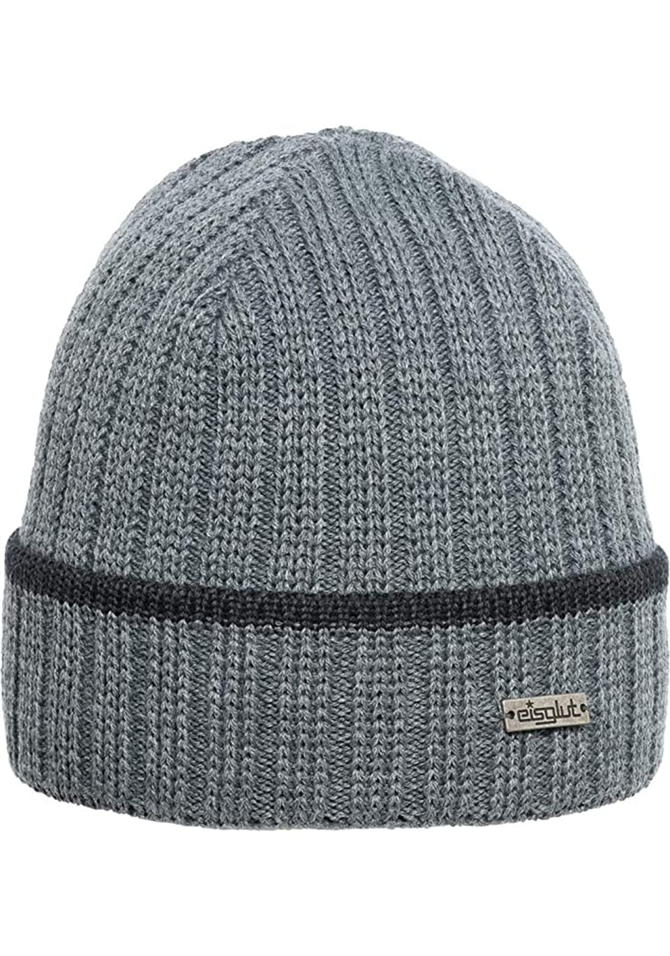 Eisglut Men Fisher Merino Xl Fleece - Grey Meliert, One Size