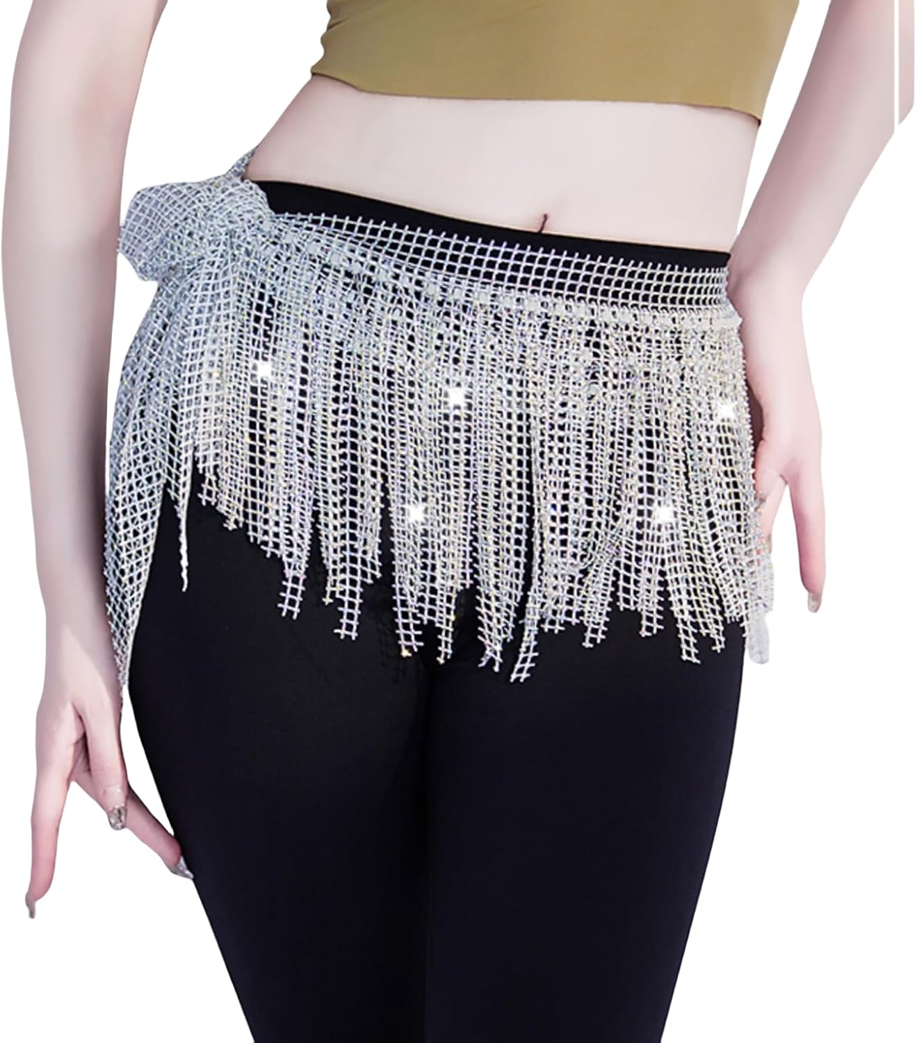Fashion Handmade Dance Waist Chain Hip Scarf - Beach Parties, Music Festivals, Cheerleading Teams