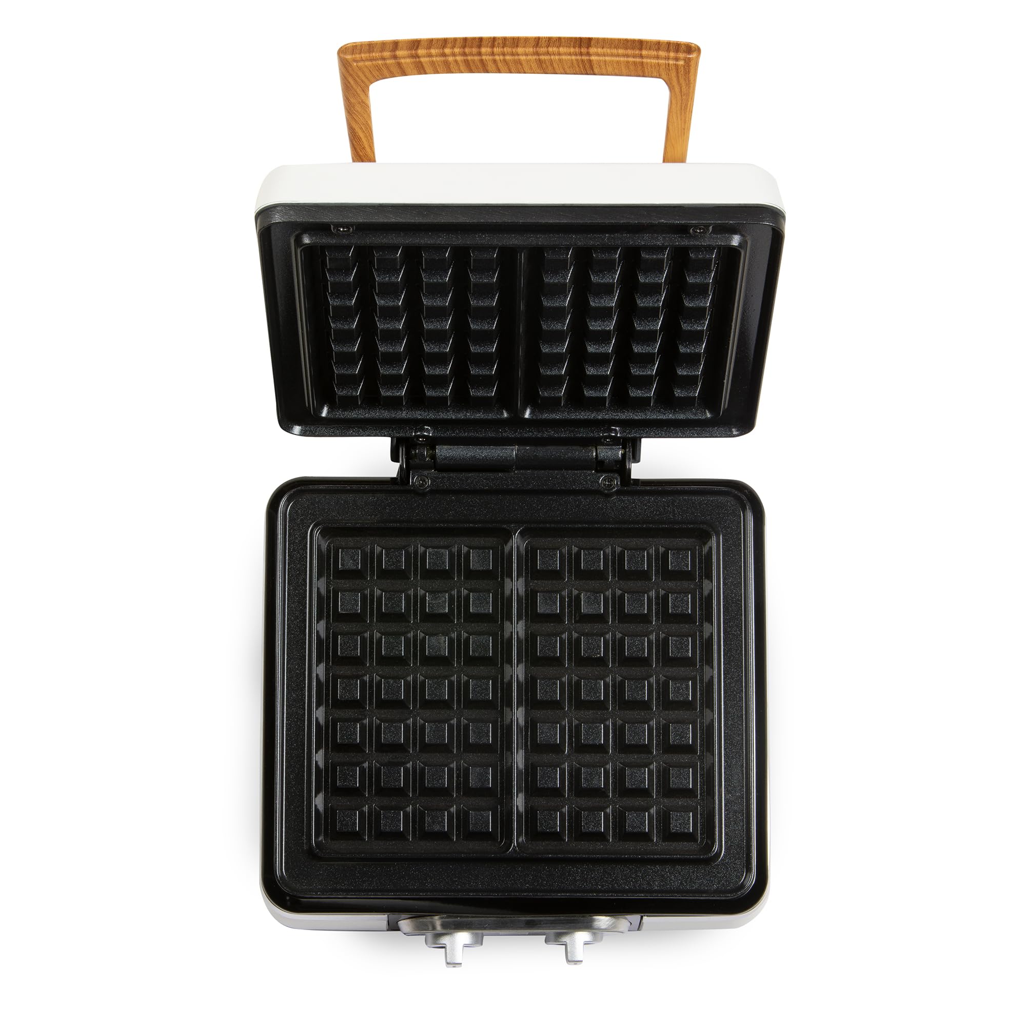 DOMO DO9280W Waffeleisen - Waffelautomat - Doppelwaffeleisen für Belgische Waffeln - Antihaftbeschichtung - Mit integrierter Timer - Kabelaufbewahrung - 1520W – Weiß