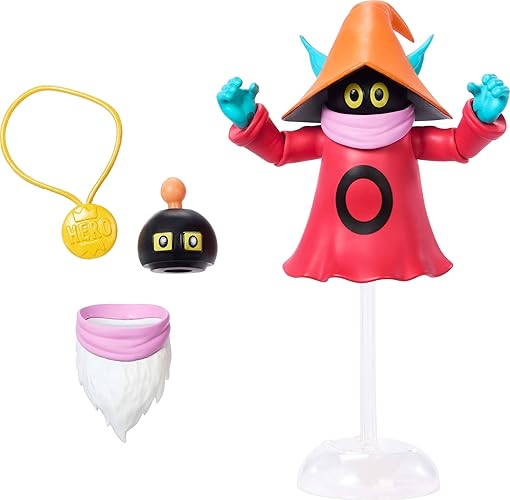 Masters of The Universe Origins Action Figure Cartoon Collection Orko, 5.5-inch 1980s Motu TV Magician, Detailed Design, Stand & Montork Head