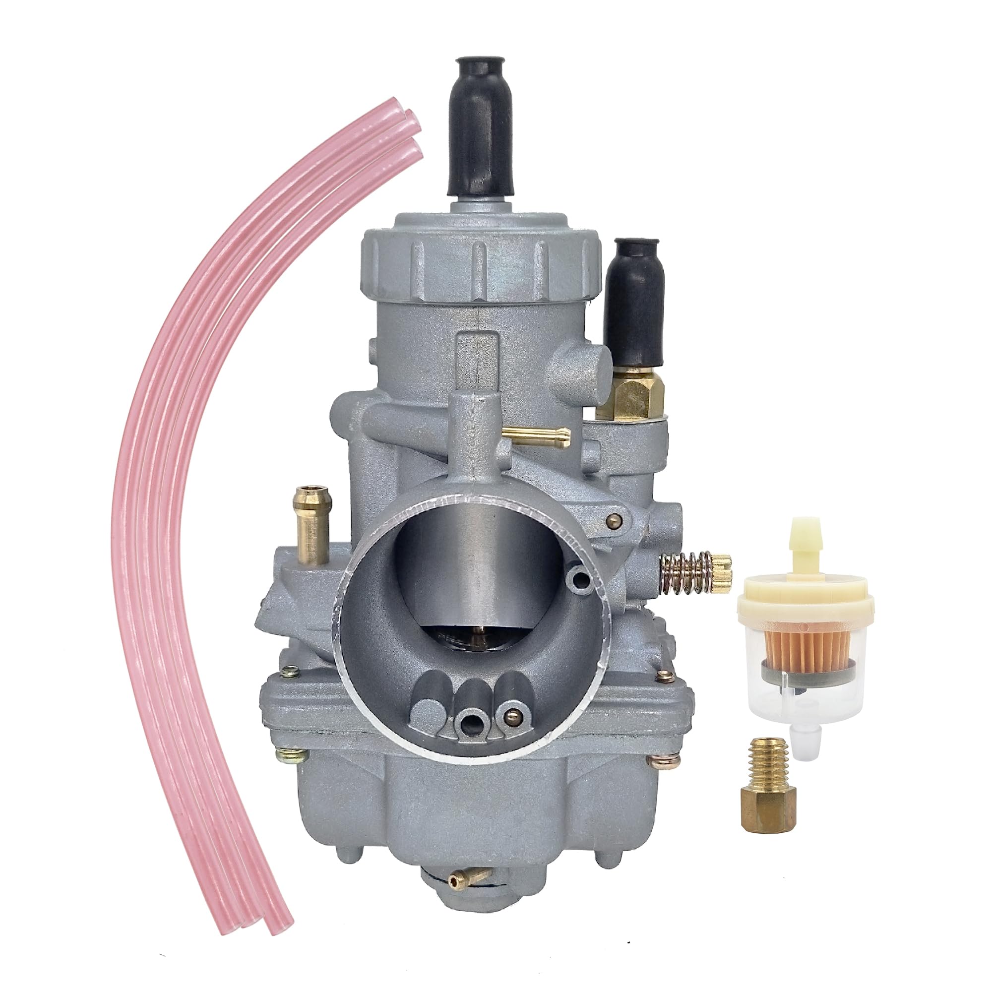 Photo 1 of NStreet 34mm Universal 2 Stroke Carburetor Compatible with Polaris 250 300 300L 400 400L Scrambler Sportsman Xplorer Xpress Sport Big Boss 1990-2006 (VM34 cable Choke Carburetor)