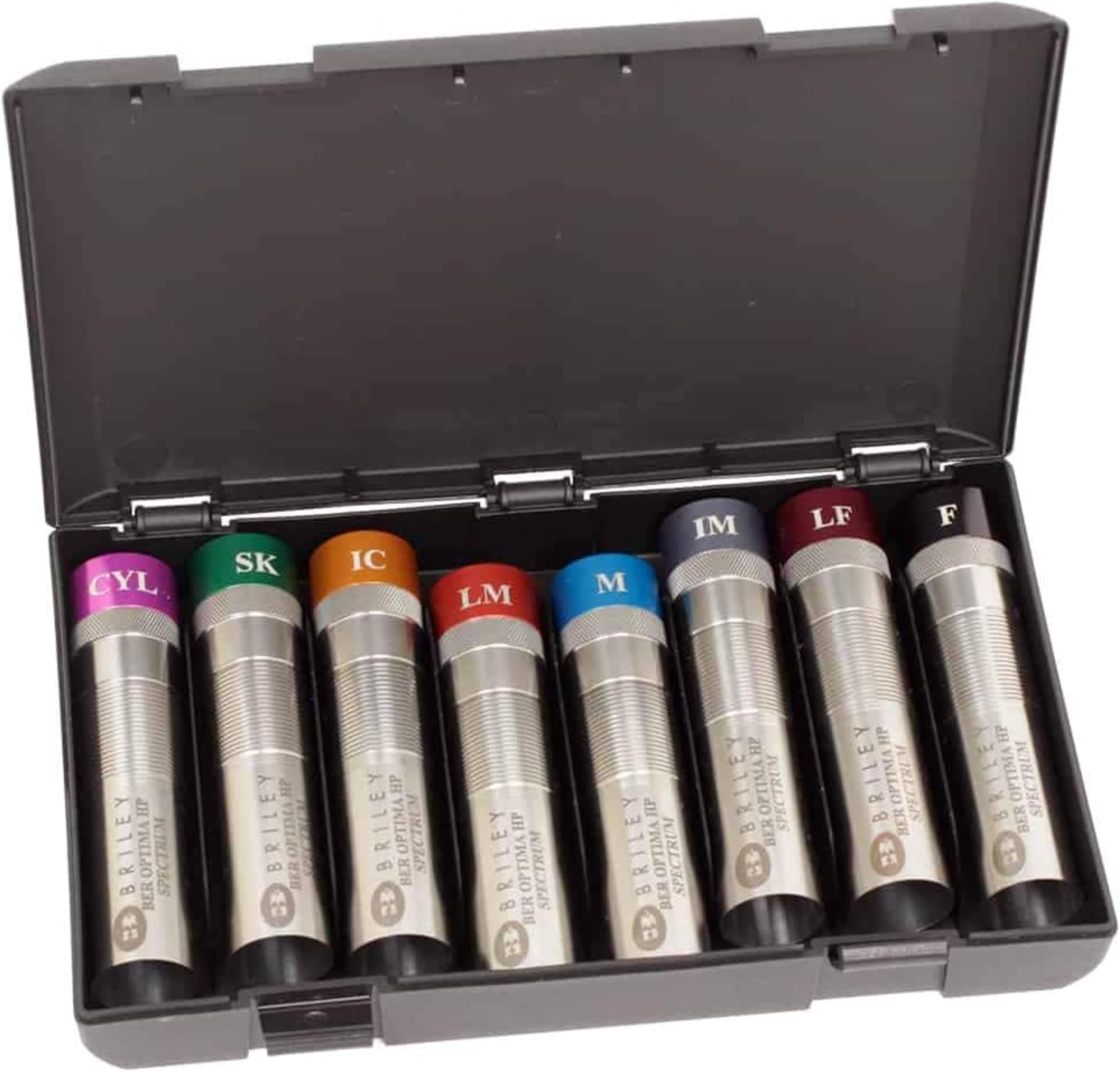 Negrini Extended Shotgun Choke Tube Case for 8 Chokes, Fits Sizes up to 3-7/8", Tubes Not Included