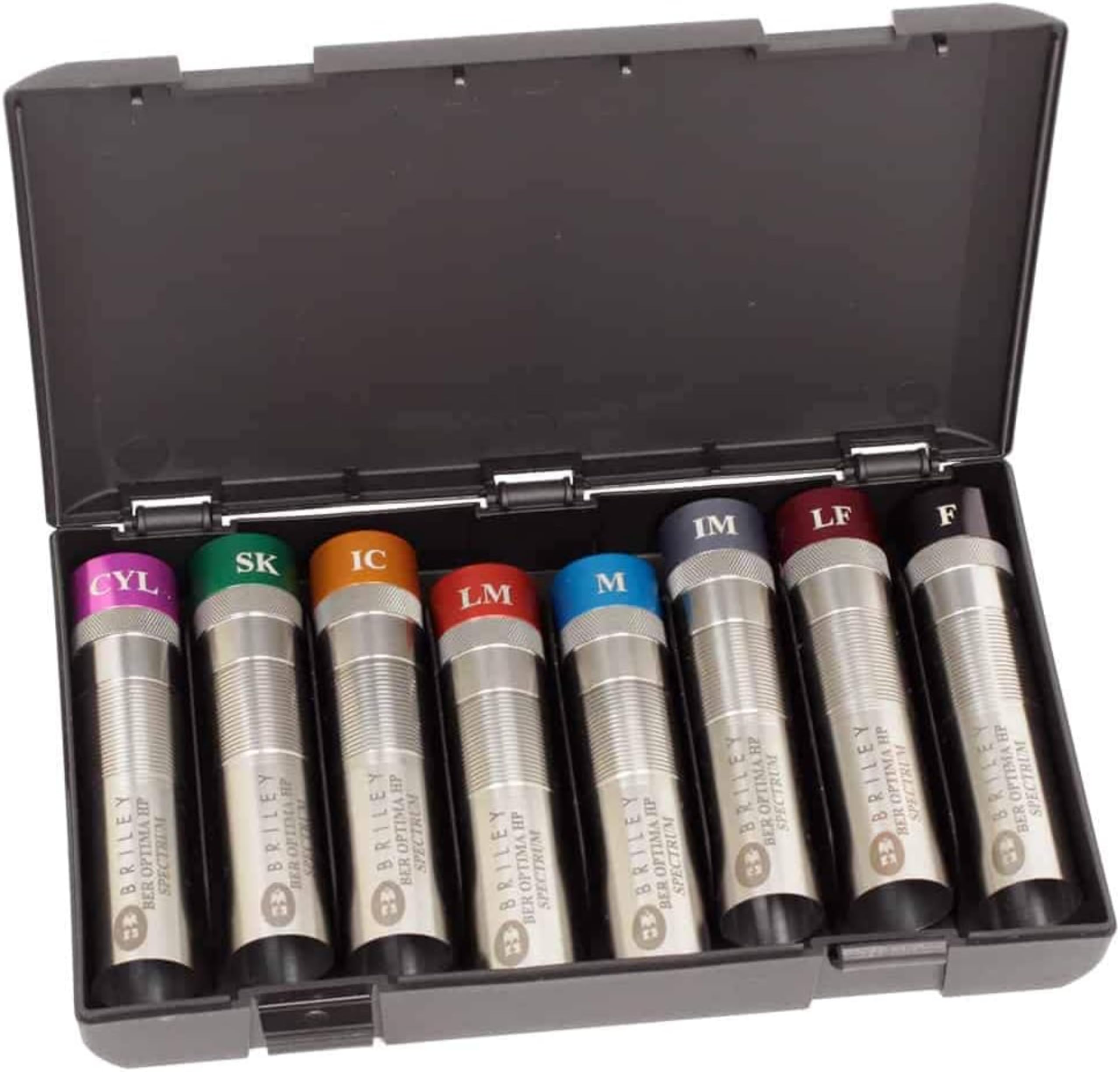 Negrini Extended Shotgun Choke Tube Case (8 Chokes) - Fits Various Choke Tube Sizes up to 3-7/8 Inches - Choke Tube Organization and Secure Storage