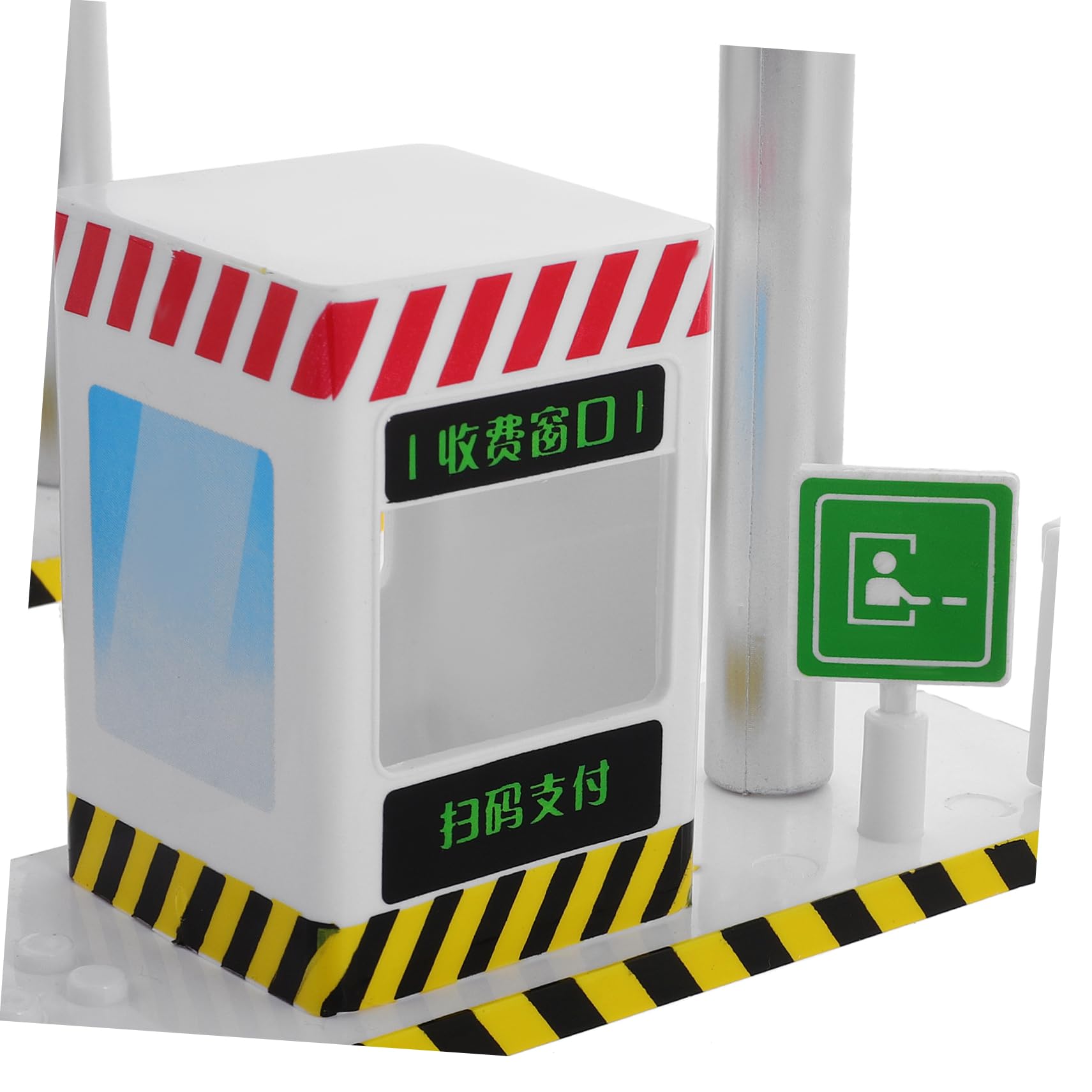 Toyvian Barriera Giocattolo in Plastica Design Realistico, Gioco Educativo e Interattivo per Bambini Durante